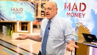 Jim Cramer on the set of “Mad Money” at the NYSE.