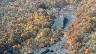 Former coal mine site in Maryland.