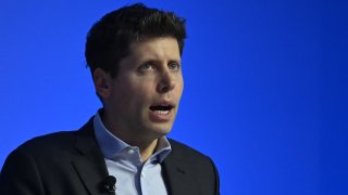 Sam Altman, CEO of OpenAI participates in the “Charting the Path Forward: The Future of Artificial Intelligence” at the Asia-Pacific Economic Cooperation (APEC) Leaders’ Week in San Francisco, California, on November 16, 2023.