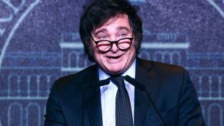 Foto de archivo del presidente electo de Argentina, Javier Milei.