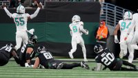 Social media roasts Jets after failed Hail Mary leads to Dolphins touchdown