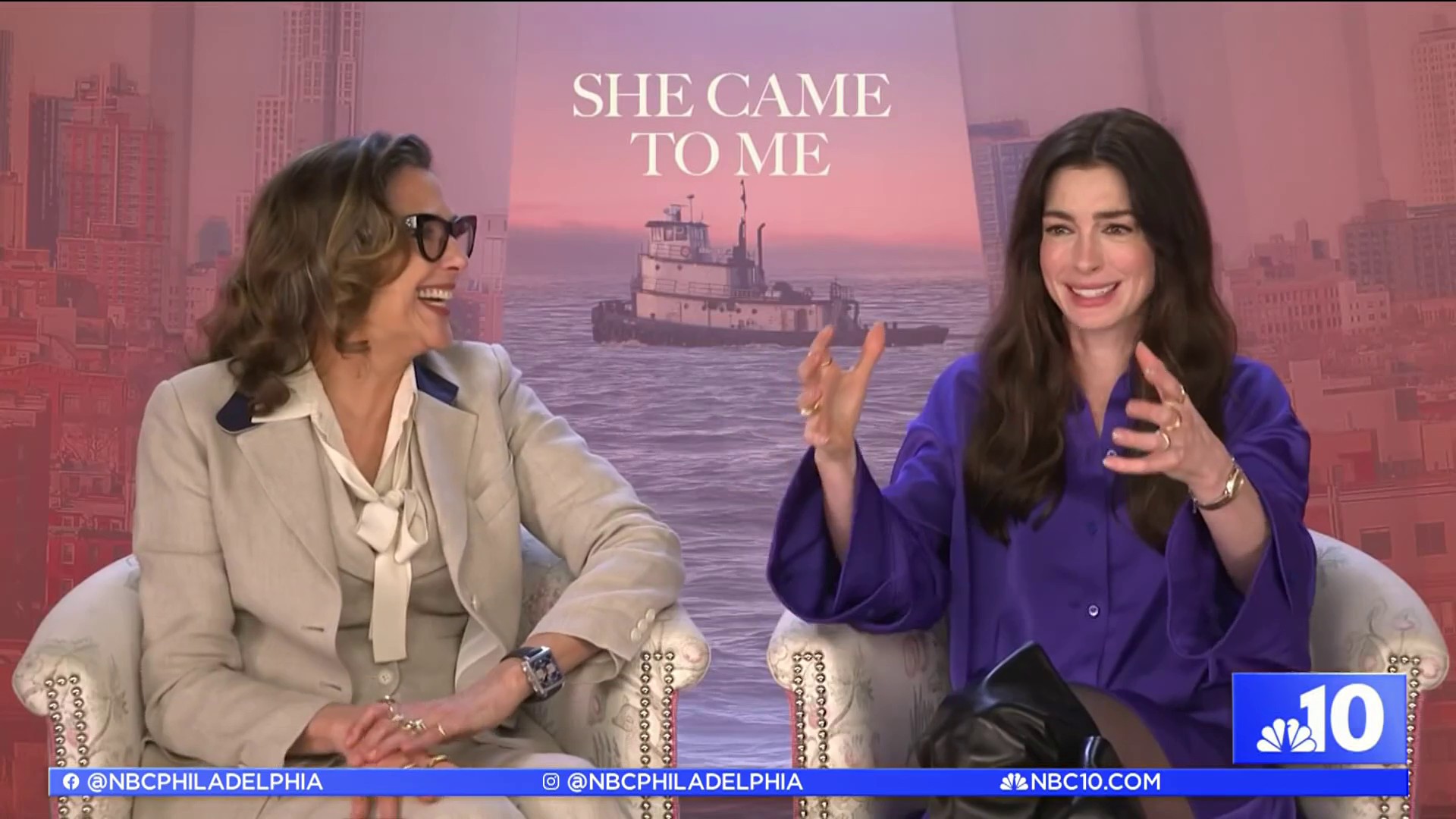 Anne Hathaway, film director explain how 'She Came to Me' came to be –  NBC10 Philadelphia
