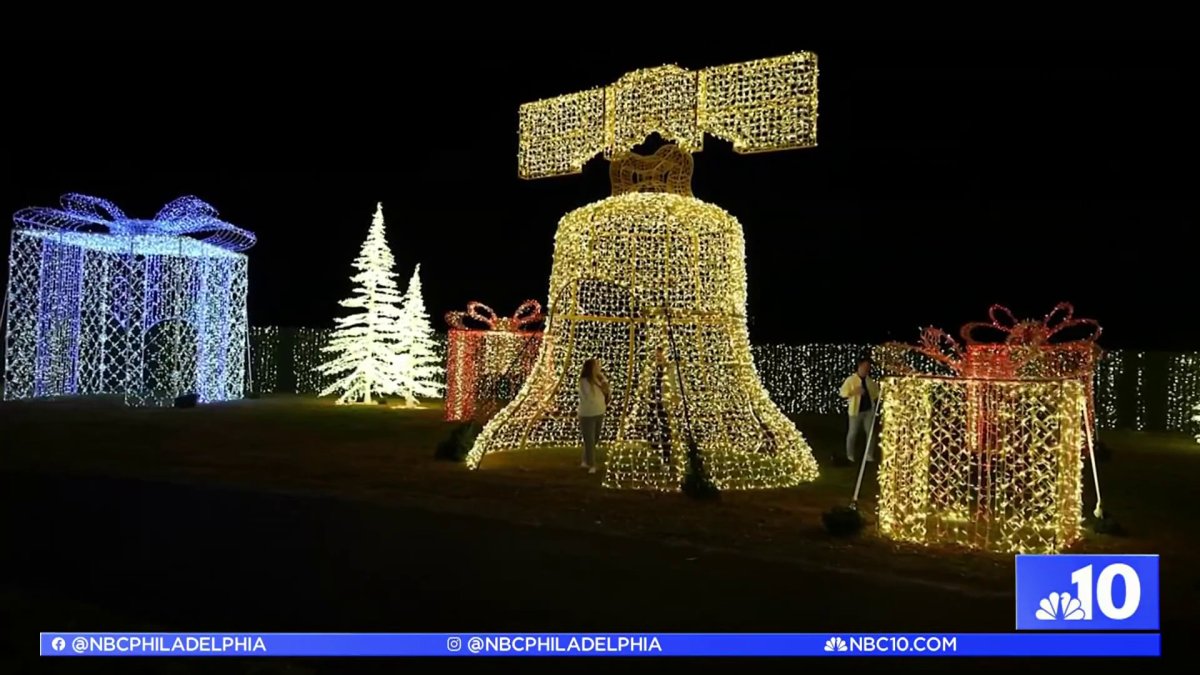 Tinseltown has moved to South Philly. Get a look at the holiday light