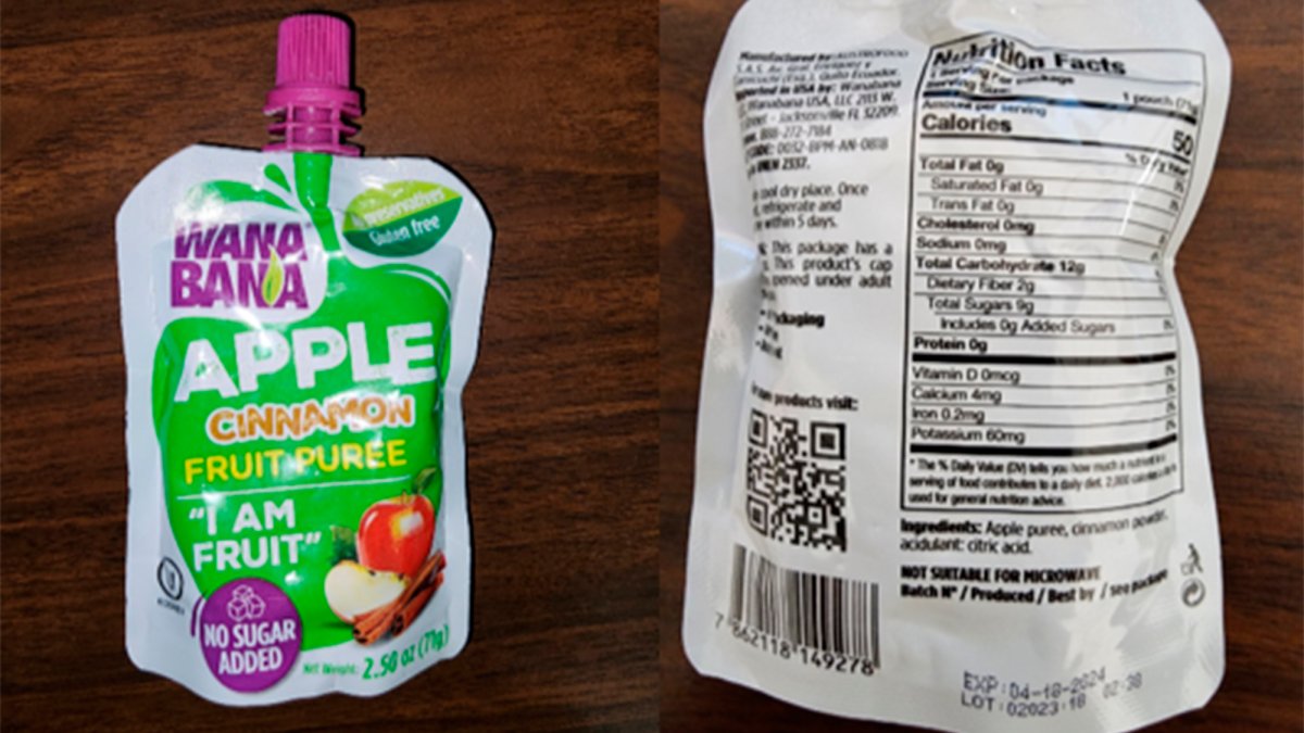 More fruit pouches recalled due to illnesses linked to lead – NBC10 Philadelphia - Vimarsana News
