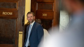 Eric Trump on Nov. 2, 2023, in New York City.