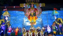 Kali Puja Festival preparation in Kolkata, India