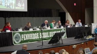 The board of the Pennridge School District in Buck County met on Monday night to cancel a contract over a controversial curriculum plan.