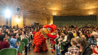The Penn Museums 43rd annual CultureFest Lunar New Year celebration culminates with a Lion Dance in Harrison Auditorium.