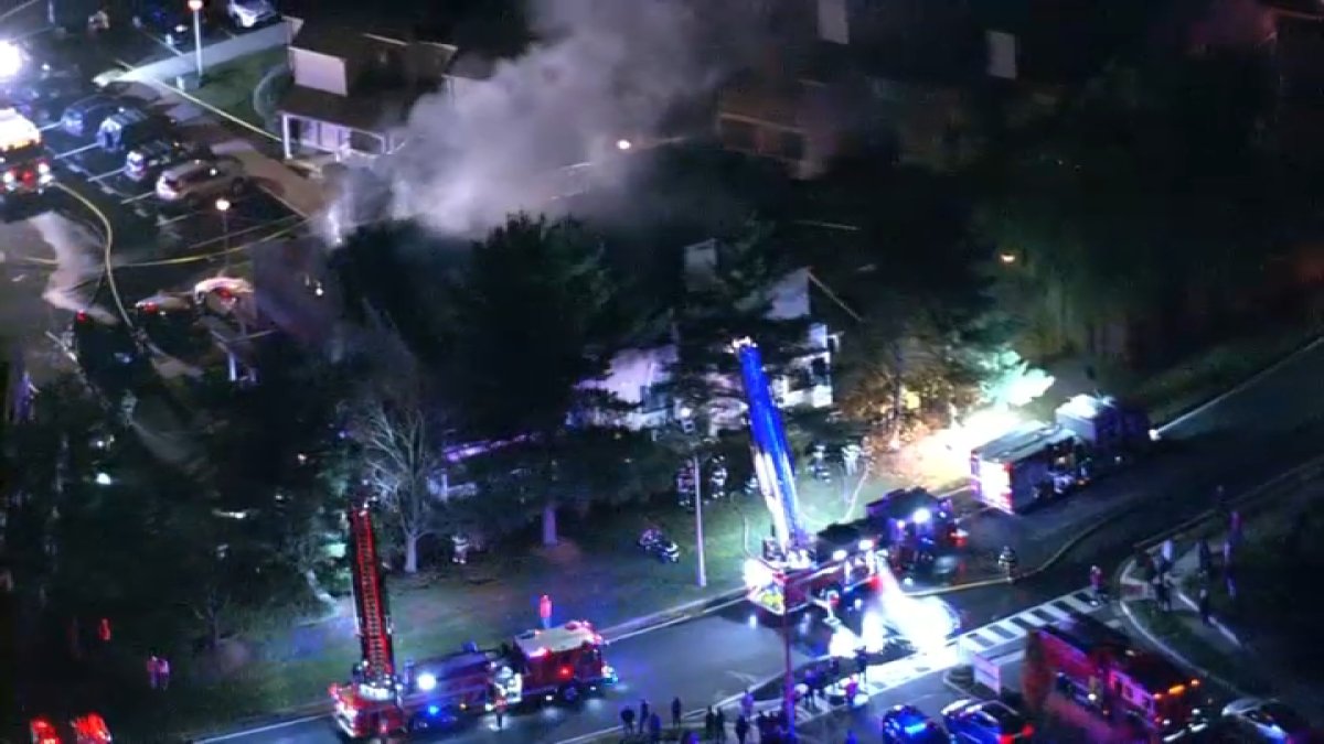 3alarm fire burns at Voorhees, NJ, house NBC10 Philadelphia