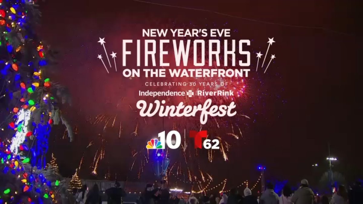 Philly’s NYE fireworks at Delaware River Waterfront, Penn’s Landing