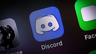 The Discord app is seen on an iPhone in this photo illustration in Warsaw, Poland, on April 3, 2021.