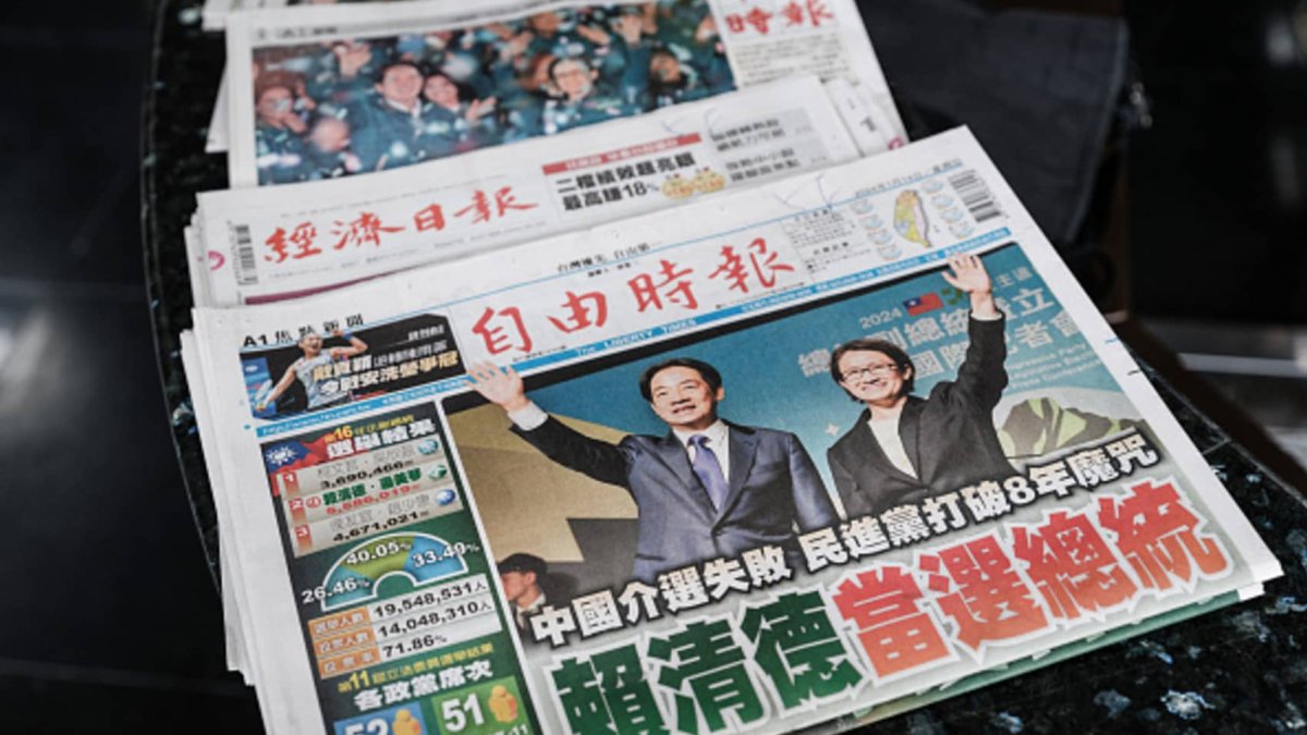 China stocks pare declines after central bank holds rates; Taiwan stocks rise after elections - Vimarsana News