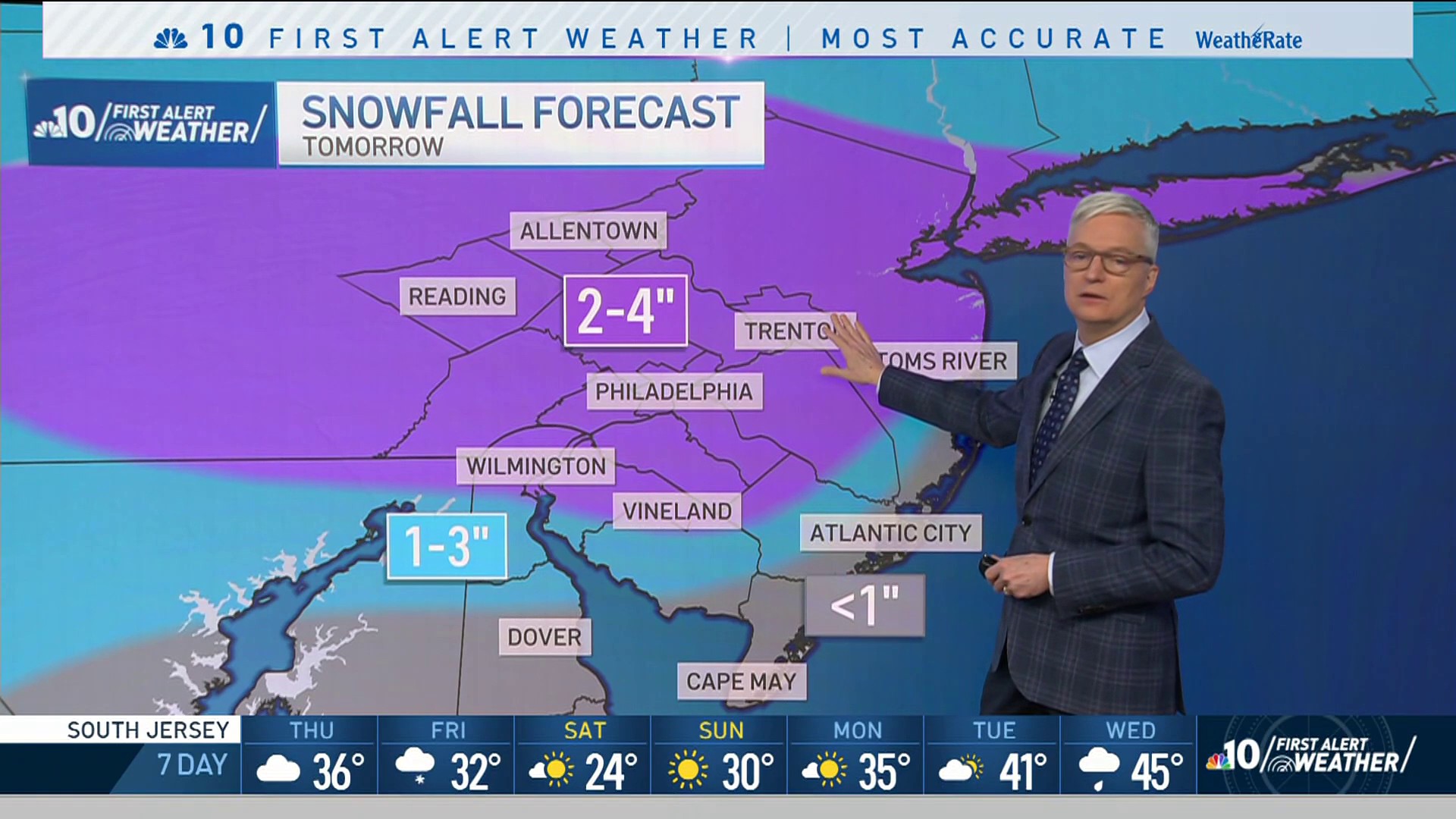 How much snow might fall Friday Get the forecast