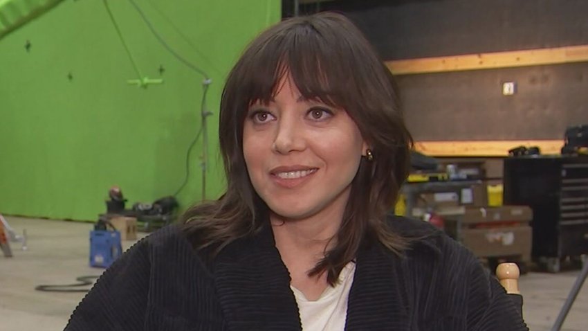 Aubrey Plaza on reuniting with Nick Offerman for Super Bowl ad: Exclusive