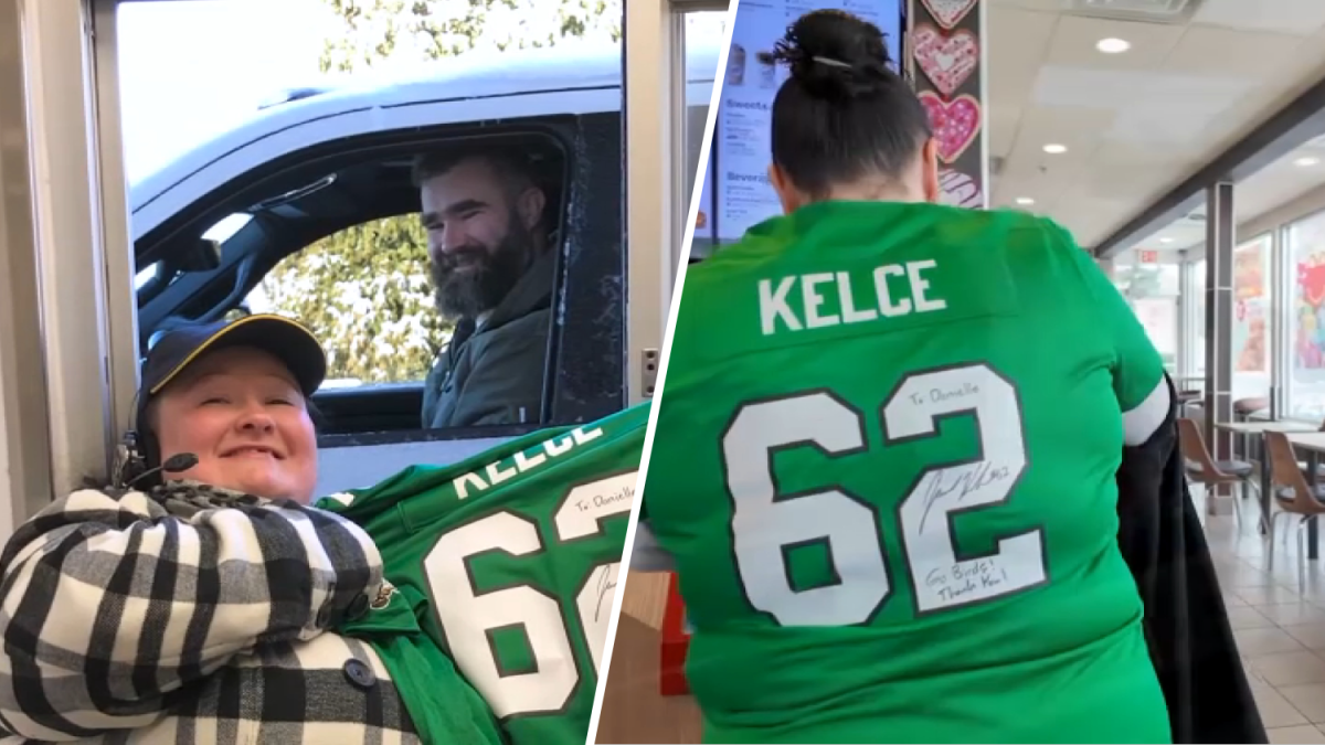 Jason kelce hot sale jersey