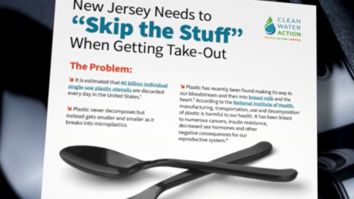 NJ restaurants taking part in “Skip the Stuff” initiative to cut down on unused plastic utensils