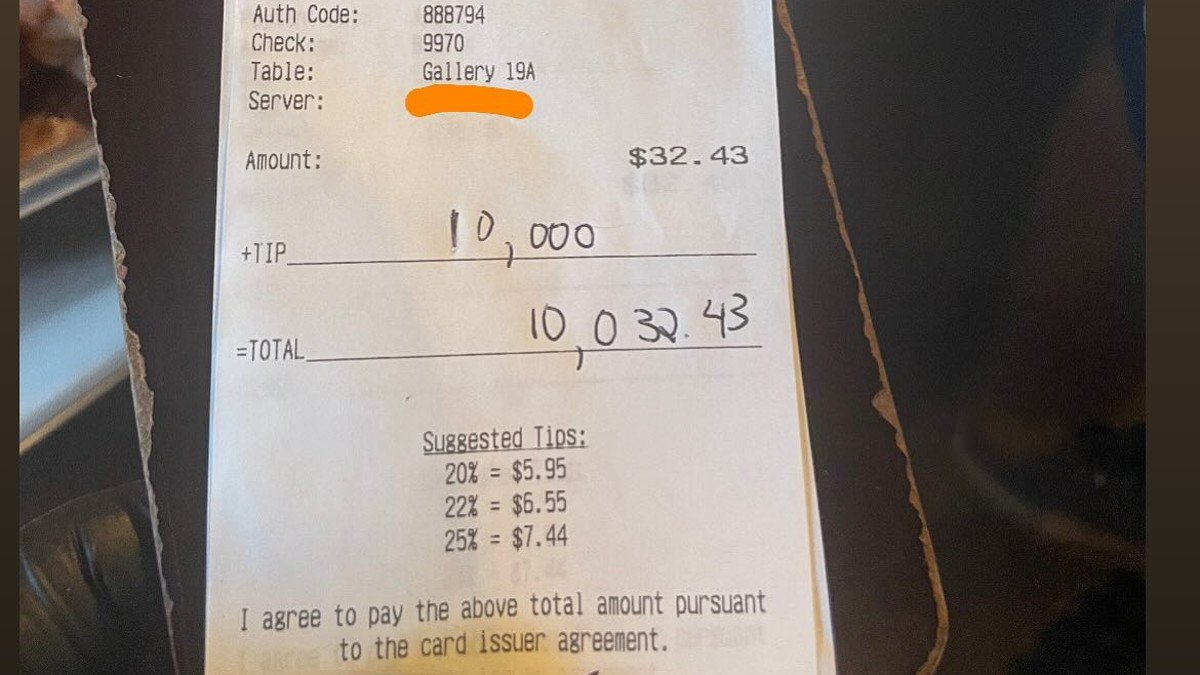 Customer leaves $10K tip on $32 bill at Michigan restaurant – NBC10 Philadelphia - Vimarsana News