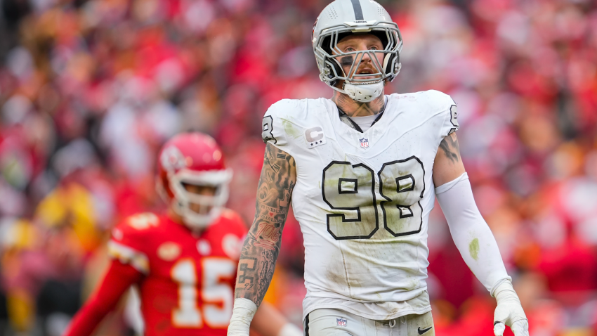 Raiders DE Crosby on defending Mahomes: ‘You need to be relentless'