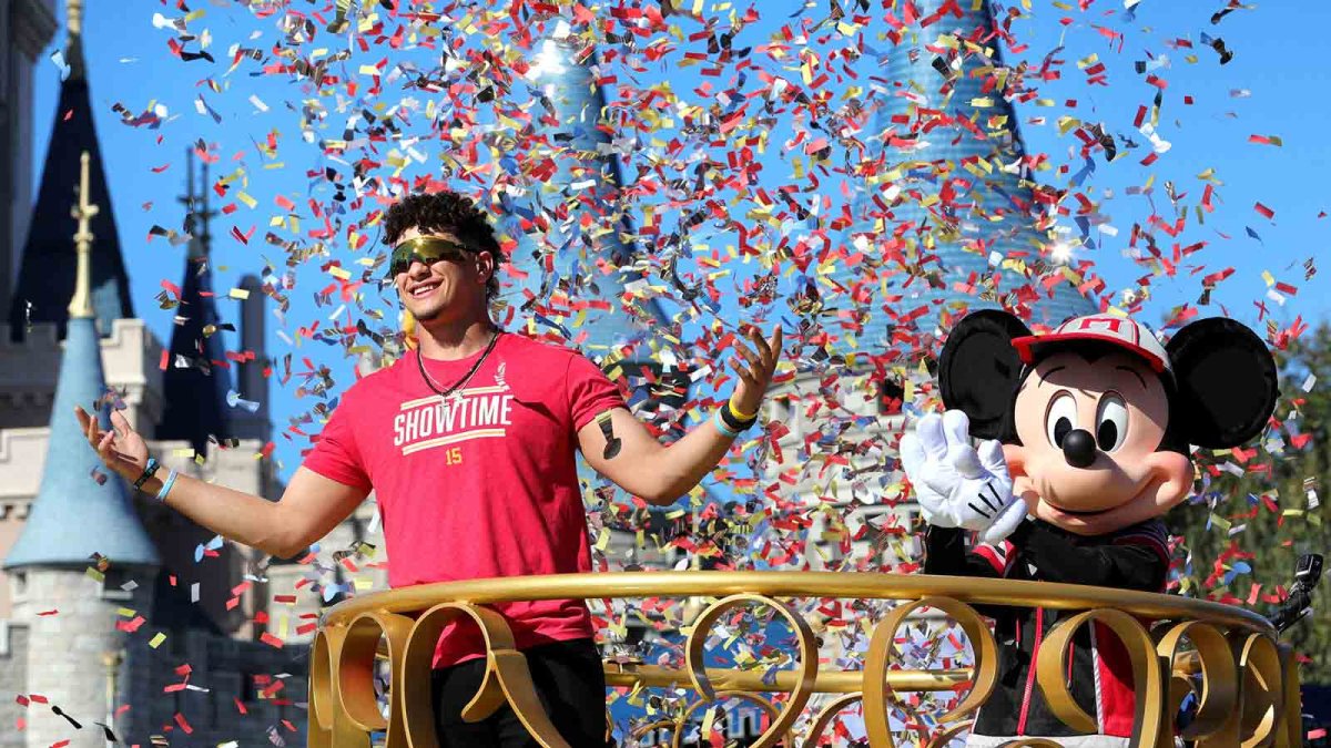 Patrick Mahomes is going to Disneyland. Here’s how the Super Bowl