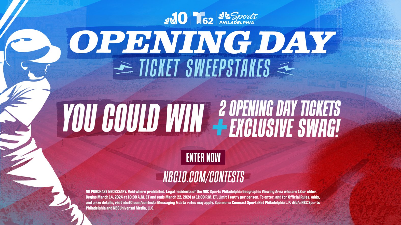 Win tickets to 2024 Phillies Opening Day NBC10 Philadelphia