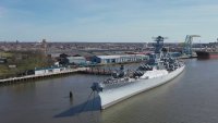 Battleship New Jersey is preparing to make temporary move to the Philly Navy Yard