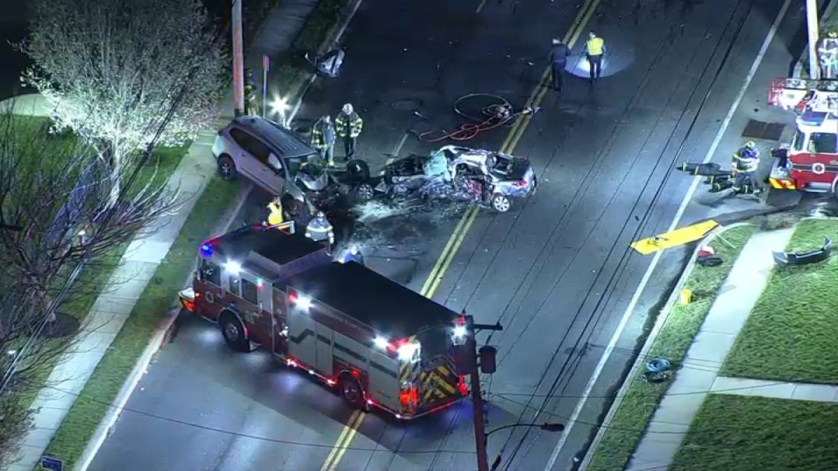 1 person dead after 3 vehicle crash in South Jersey police say NBC10