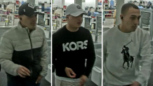 Police in Bensalem are seeking these three men after a Kohl's store on Street Road was robbed on Feb. 18.