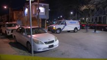 Police investigate after a woman was shot in an incident that happened on Ogontz Avenue early Saturday morning.