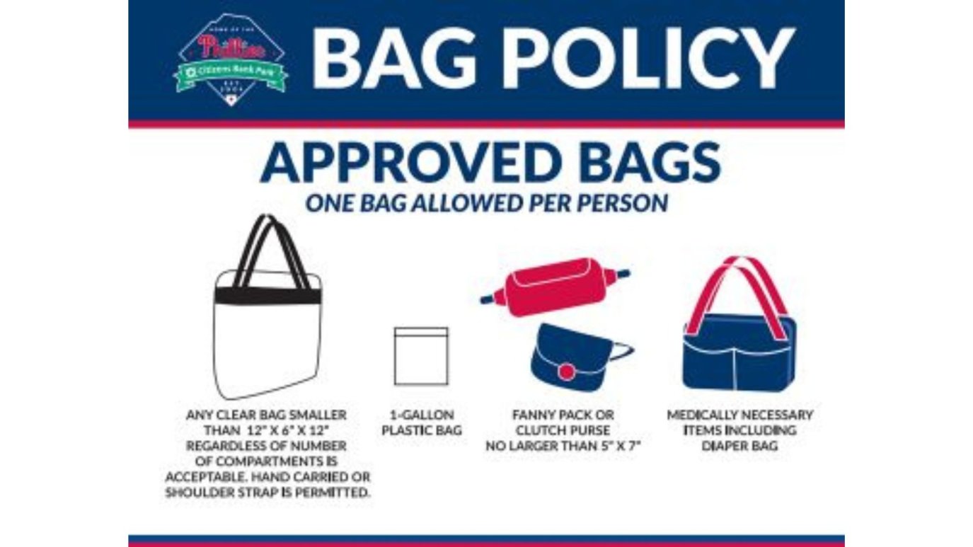 Daikin Park Bag Policy: Entry Guidelines For Baseball Events Citizens Bank Park bag policy for 2024 Phillies season – NBC10 Philadelphia