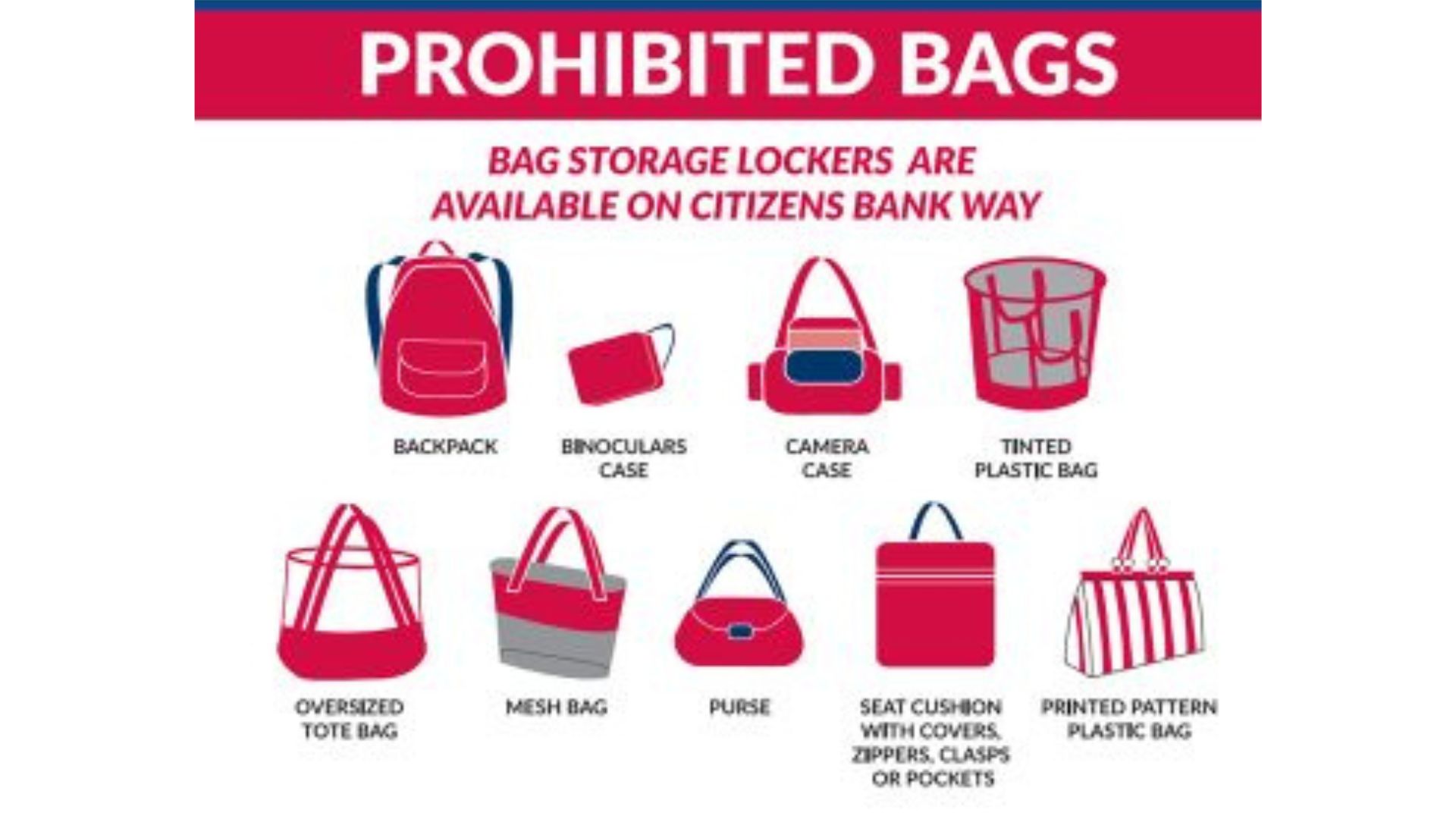 Citizens Bank Park bag policy for 2024 Phillies season NBC10 Philadelphia