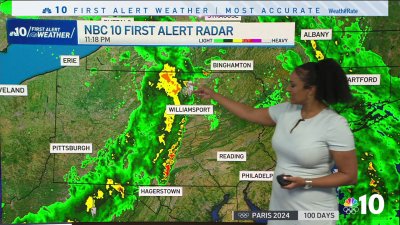 Isolated downpours likely overnight into Thursday