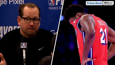 ‘He's really a warrior' – Nurse on Embiid fighting through knee injury in Game 1