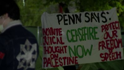 Pro-Palestinian protesters say they don't know how long they'll be camped at UPenn's campus