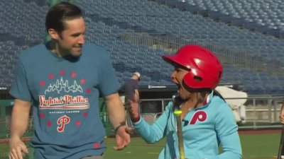 Keith Jones, Erin Coleman swing for the fences at Phillies' ballpark. How did they do?