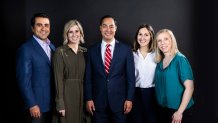 Pedro Guerrero with former Housing Secretary Julian Castro.