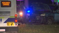 Drunk driver chases ex, crashes into bus while fleeing troopers, officials say