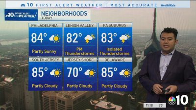 Warm trend continues, but rain is on the way