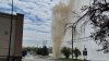 Water main break causes geyser in Plymouth Meeting