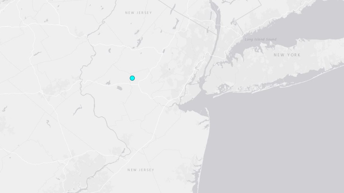 New Jersey earthquake Magnitude 2.6 aftershock felt NBC10 Philadelphia