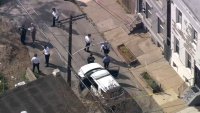 Police are searching for a car that was stolen again right in front of officers in North Philly