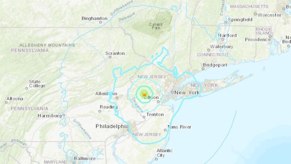 People react to earthquake that hit New Jersey, surrounding areas