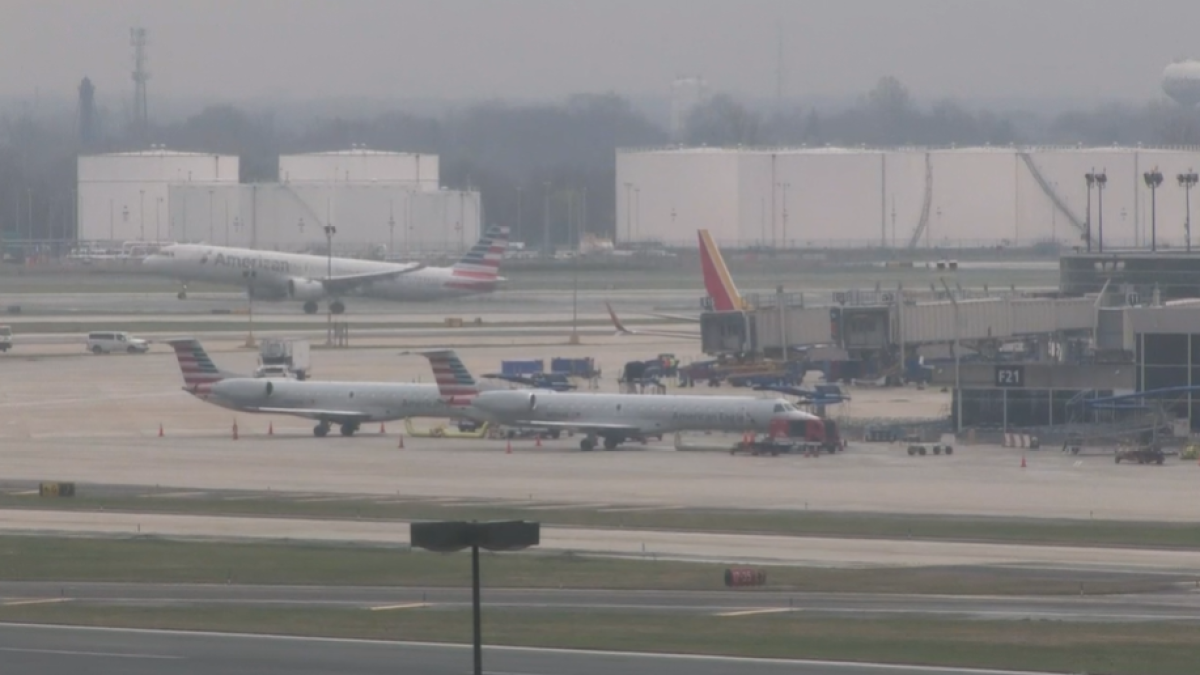 American Airlines plane hit a parked aircraft while leaving a gate at PHL