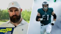 Takeoff: Jason Kelce still in the building, helping Eagles in retirement