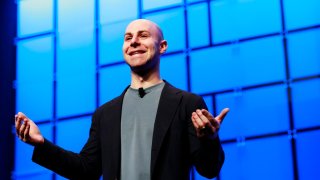 Author Adam Grant speaks during the Massachusetts Conference for Women 2017 at the Boston Convention Center on December 7, 2017 in Boston, Massachusetts.