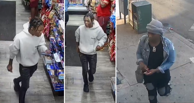 images of women considered suspects in the May 13, 2024, killing of a man in a Point Breeze deli.