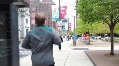 Challenging himself in a way he's never done before, an autistic man is tackling the Broad Street Run