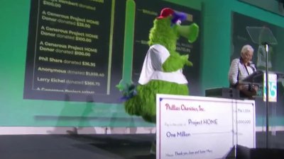 Project HOME received a $1M donation from the Phillies Charities in honor of their 35th anniversary