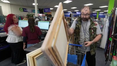 Shoppers stream into newly reopened NJ Goodwill Store after devastating fire