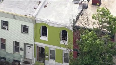 A man is dead after a rowhome fire in North Philadelphia