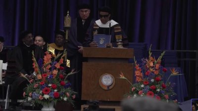 Stevie Wonder offers advice to Lincoln University grads